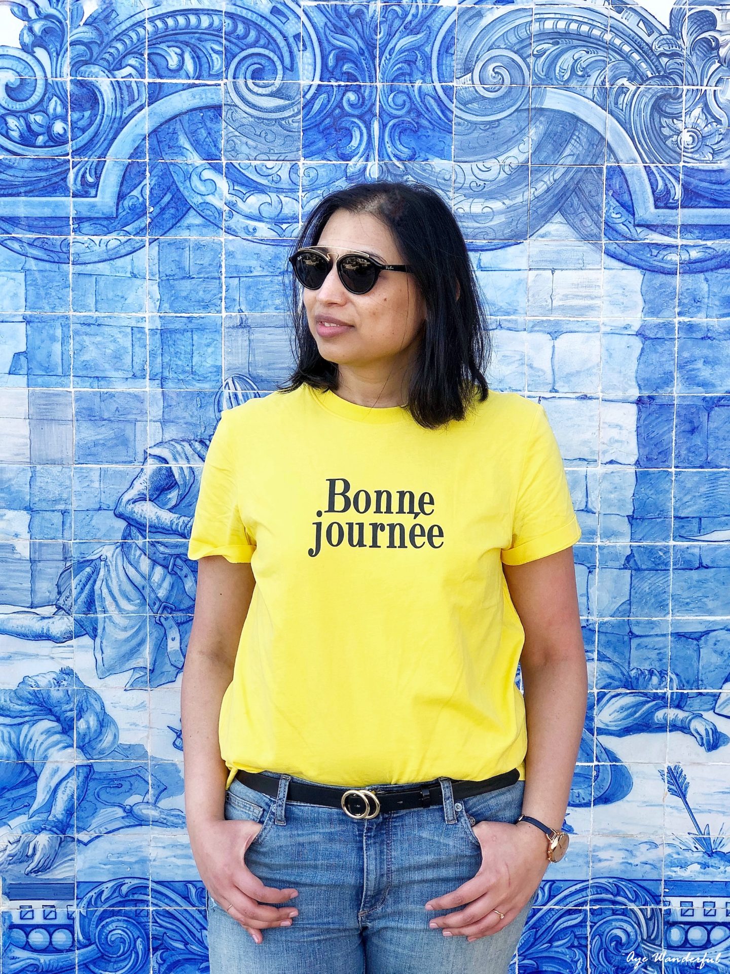 Bonn Journee And Other Stories Yellow Tshirt - What's new in my Spring Wardrobe 2018 - www.ayewanderful.com