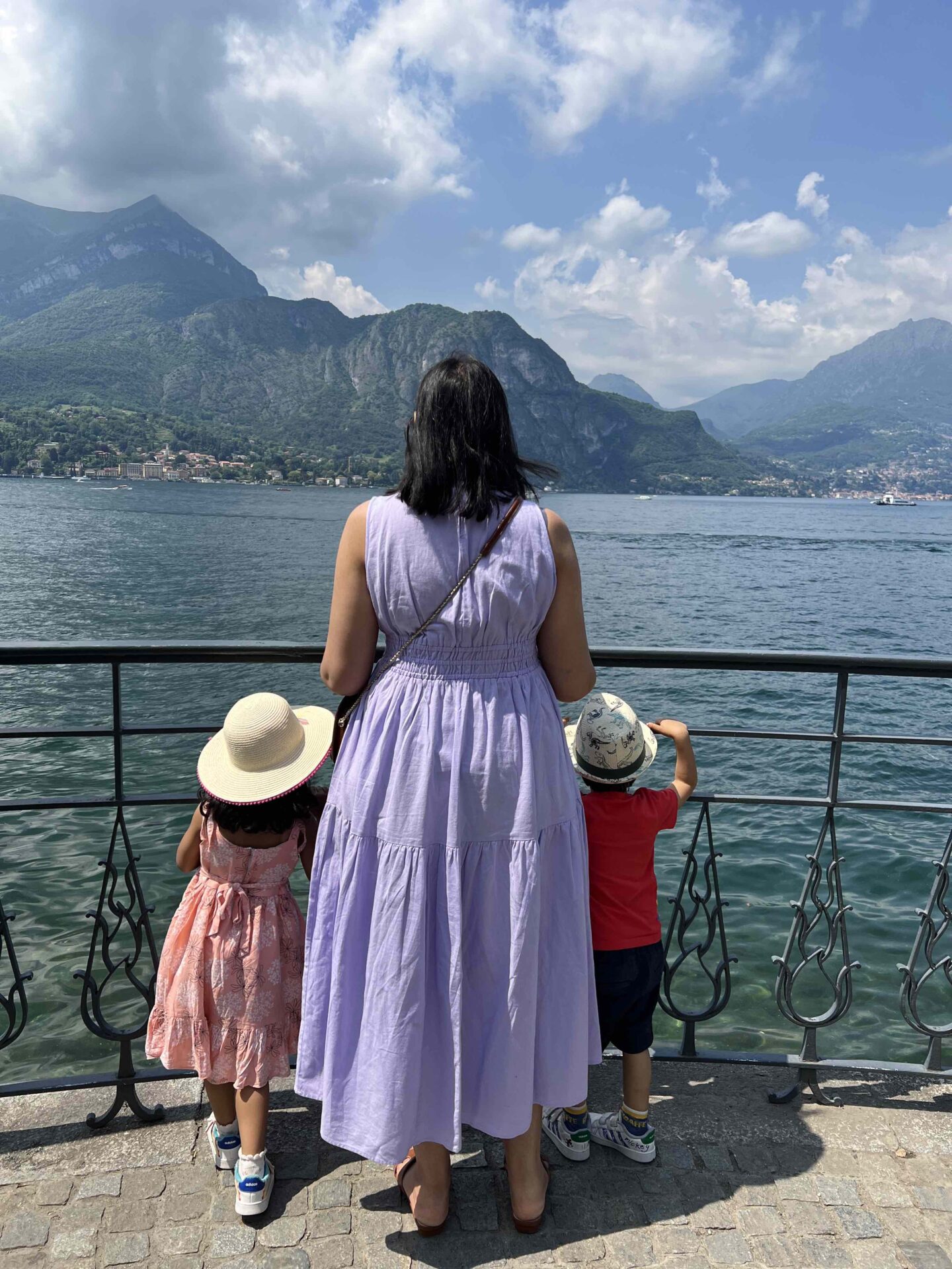 Lake Como with kids