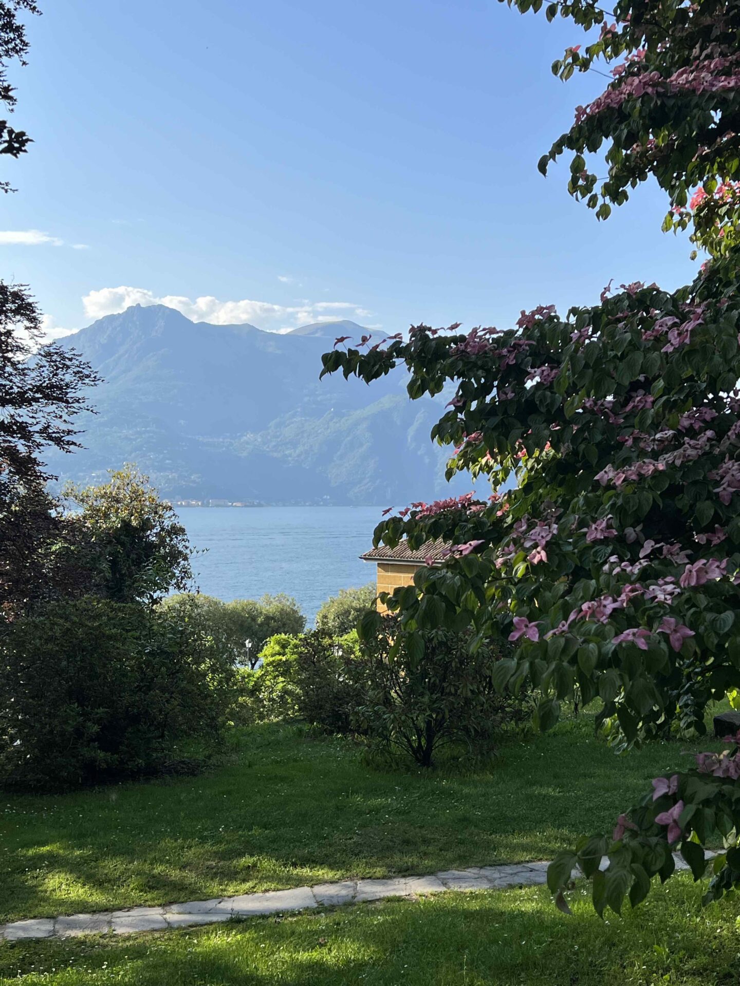 Lake Como with Kids Bellagio Park Playground View