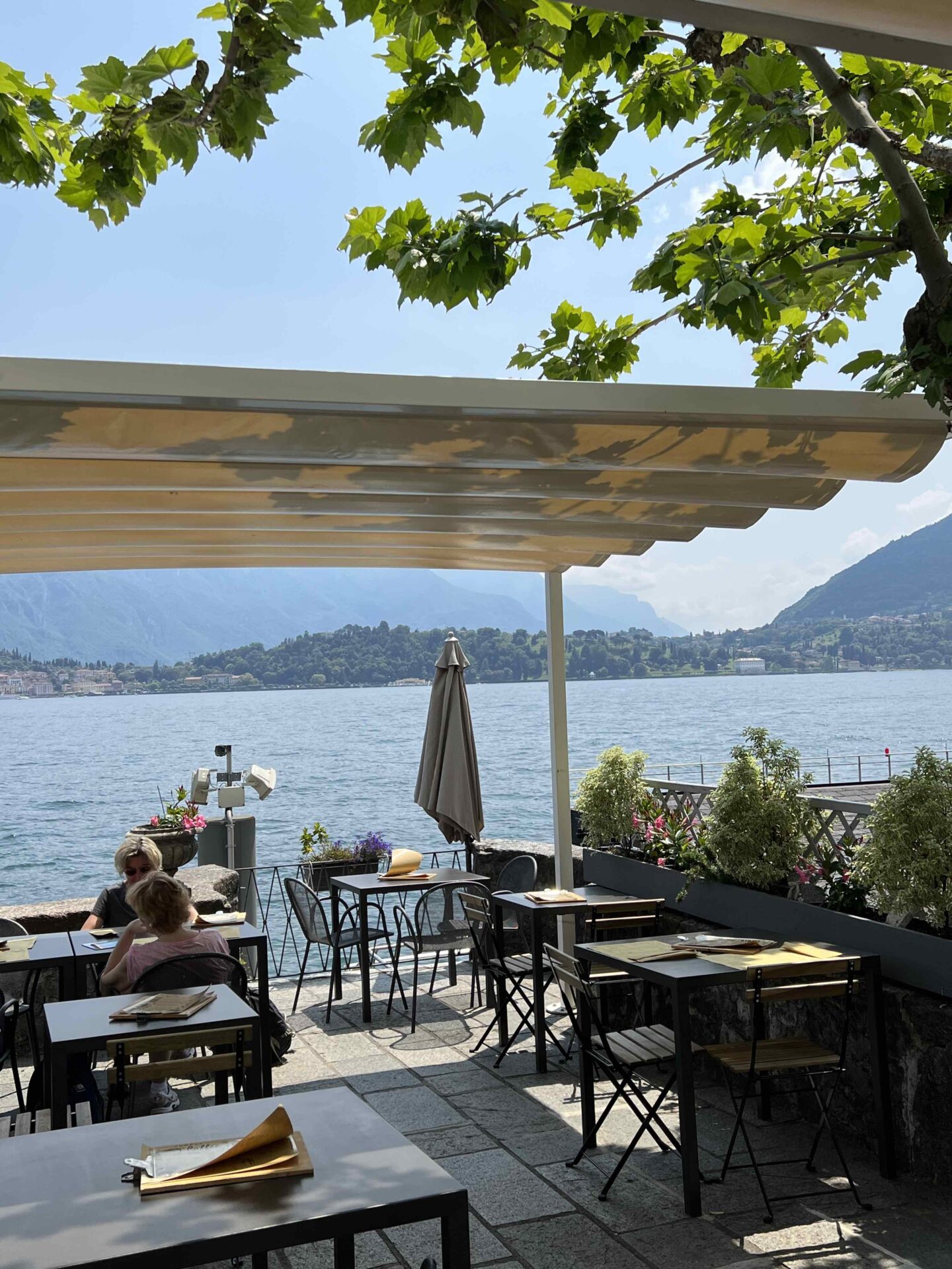 Lake Como with kids Restaurants with lake view