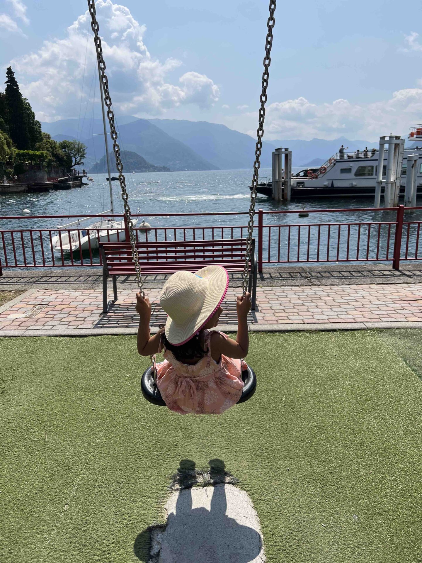 Lake Como with kids