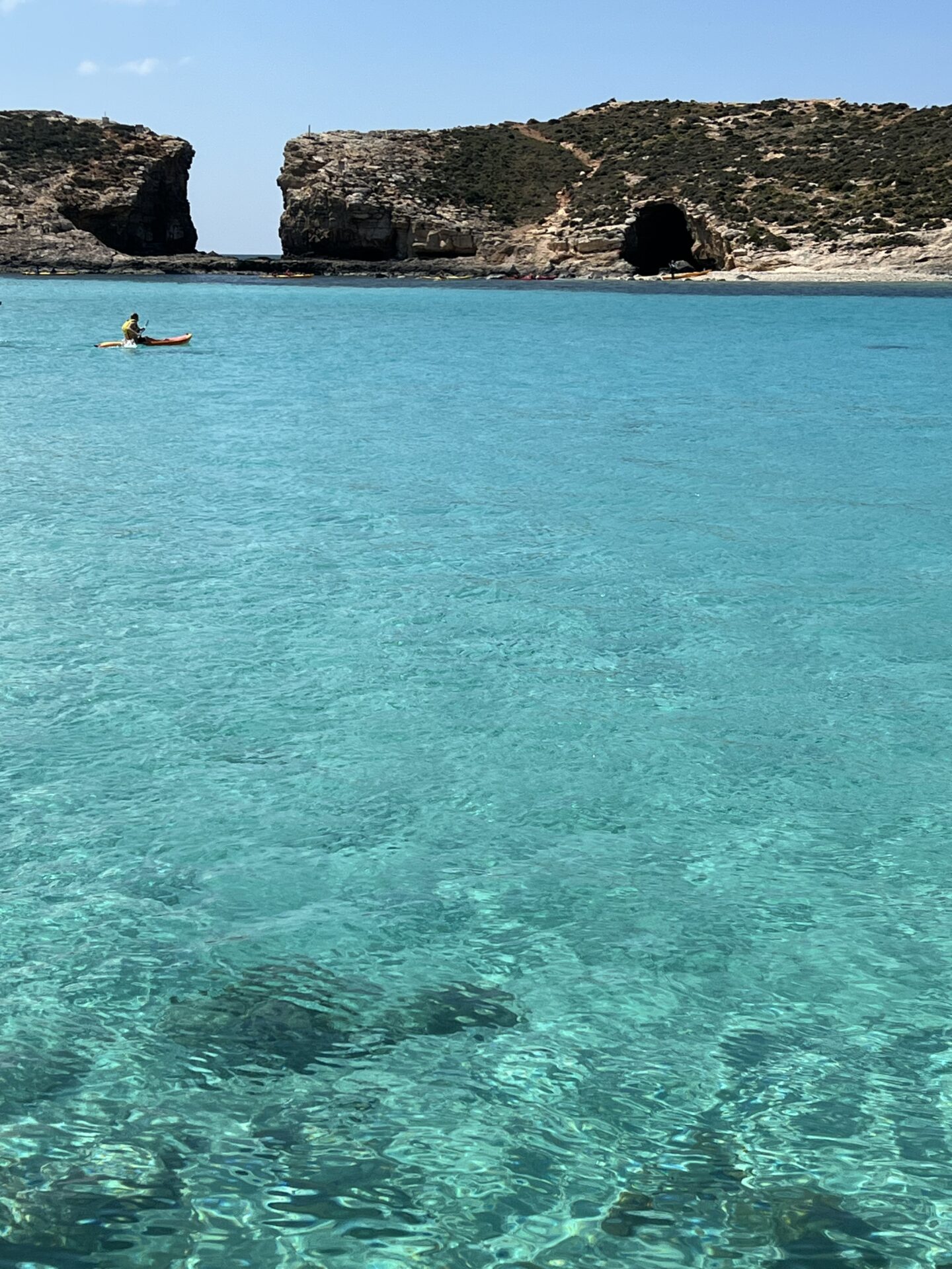 visiting Comino island in Malta